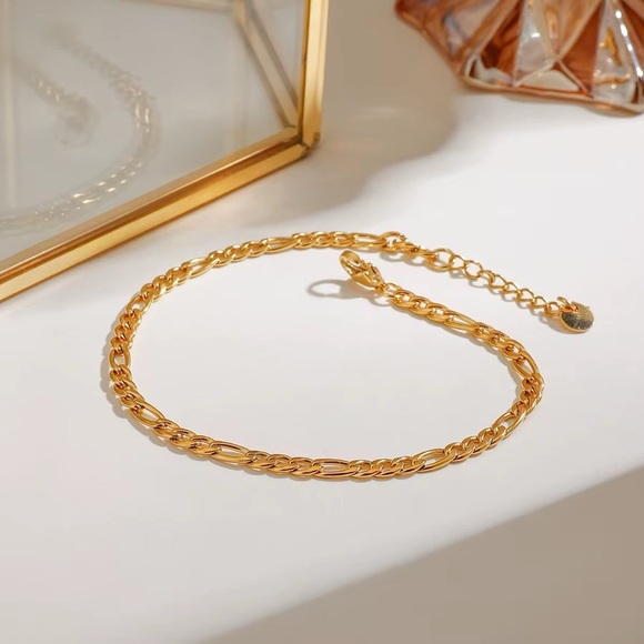 18K Gold Plated Anklet - Picture 3 of 8